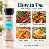 Smoked Sea Salt Grinder - 200gm
