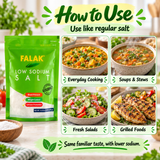 Falak Low Sodium Salt - 400gm – image 6