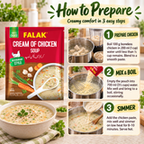 Falak Creamy Chicken Soup 50gm – image 4