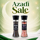 Himalayan Pink Salt + Black Peppercorn Grinder