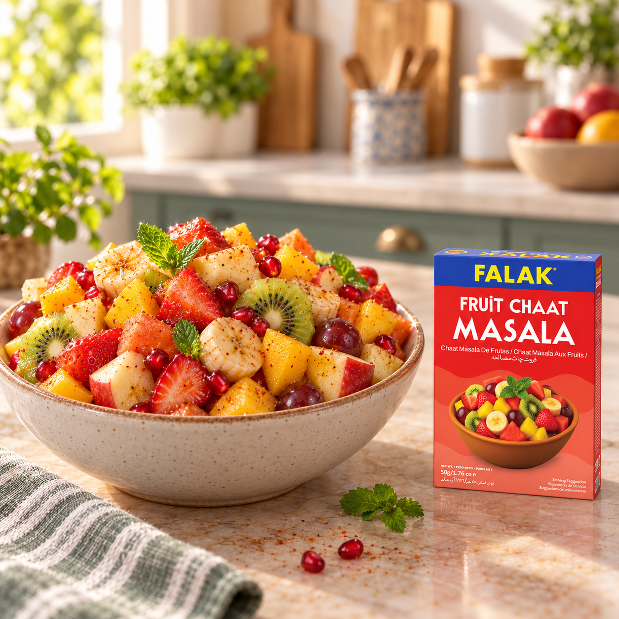 Falak Fruit Chaat Masala - 50g – image 3