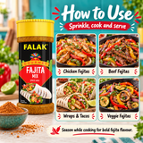 Falak Fajita Spice Mix - 75gm – image 8