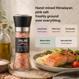 Himalayan Pink Salt + Black Peppercorn Grinder